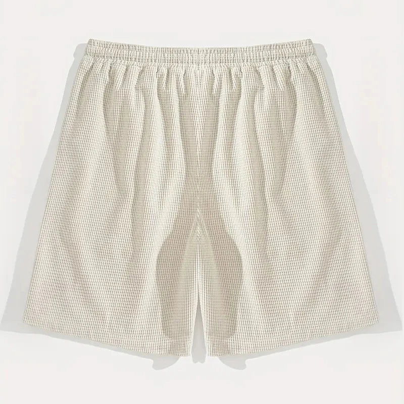 Men's Casual Shorts - Textured Fabric Sport and Beach Style