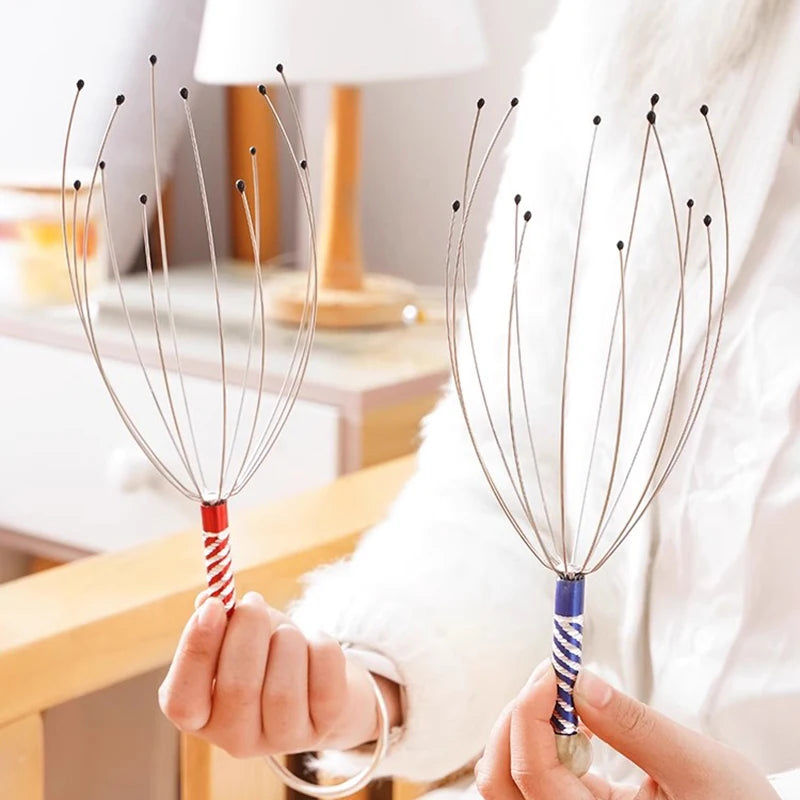 Scalp Head Massager – Stainless Steel Tingler for Relaxing Breaks