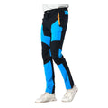 Men's Hiking Pants - Quick-Dry Trousers for Outdoor Trips - Blue Black