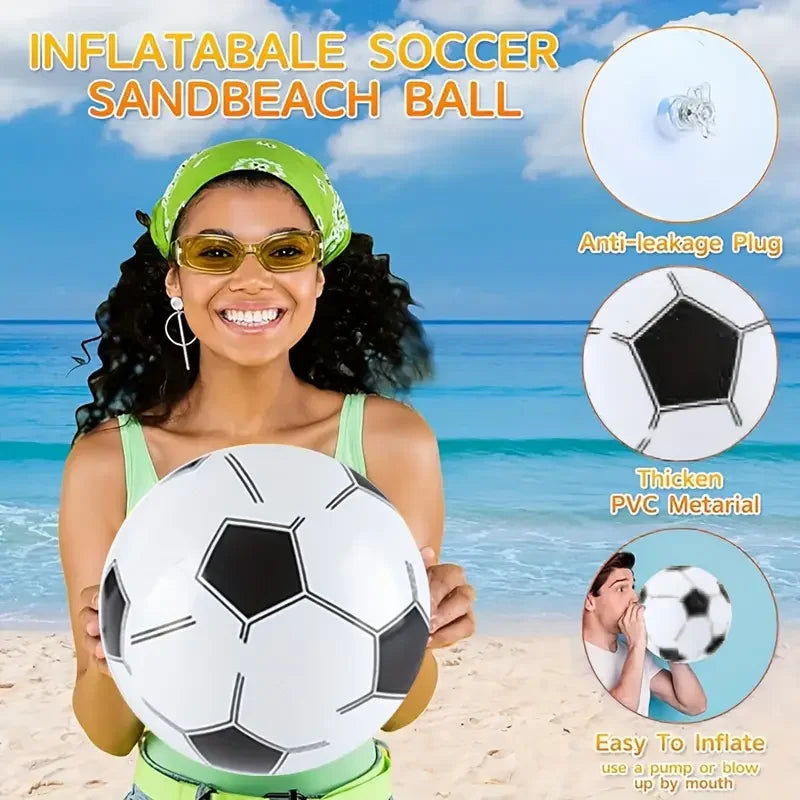 Inflatable Sports Beach Ball - Pool Party Ball Designs
