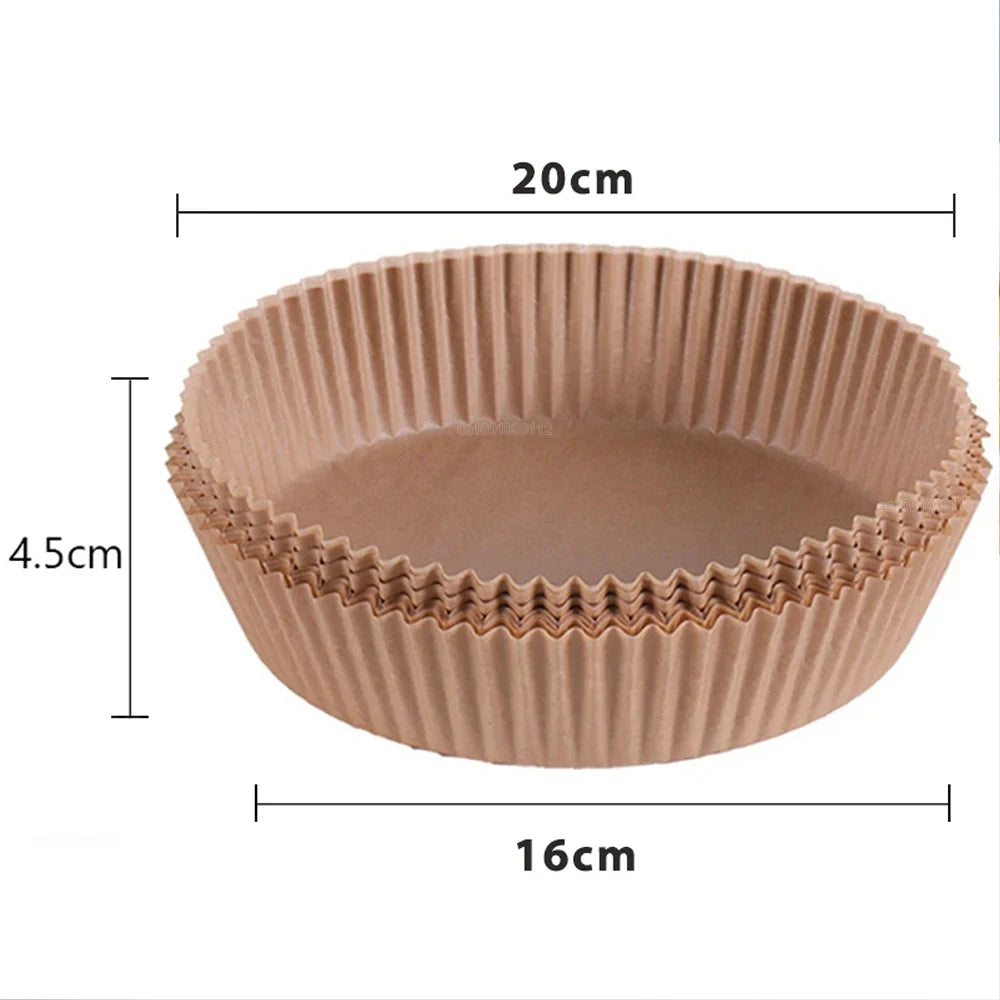 Air Fryer Disposable Paper Non-stick - For Kitchen Storage and Prep