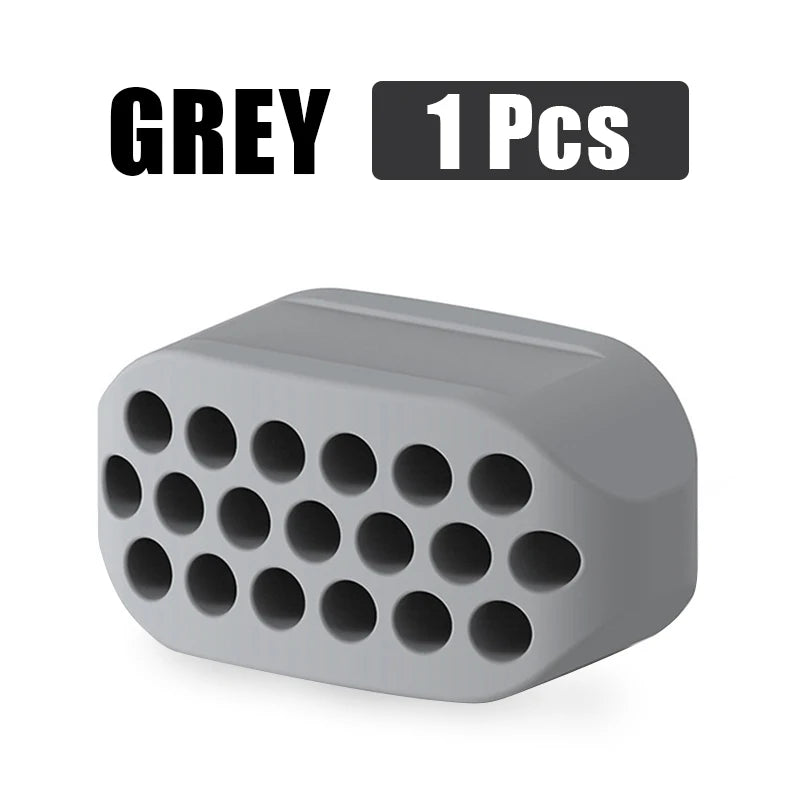 Silicone Jaw Exercise Ball - General Fitness Accessory - Gray - 1 Piece