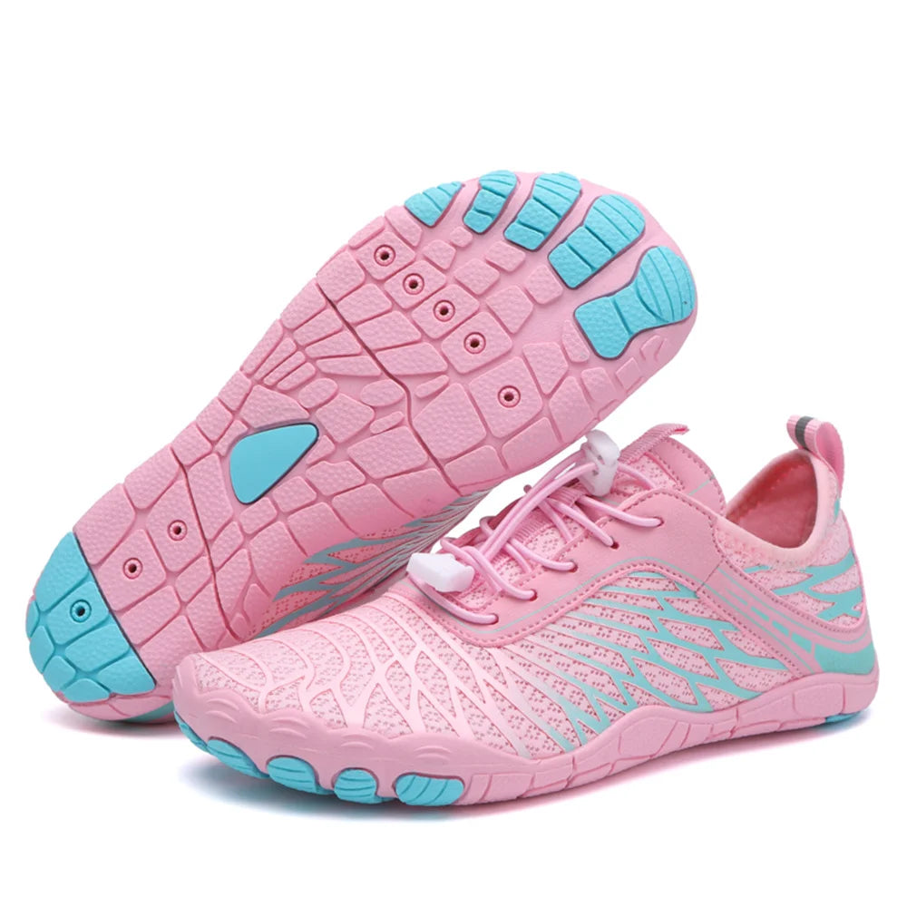 Unisex Amphibious Quick-Dry Water Shoes - Anti-Slip Barefoot Aqua Sneakers