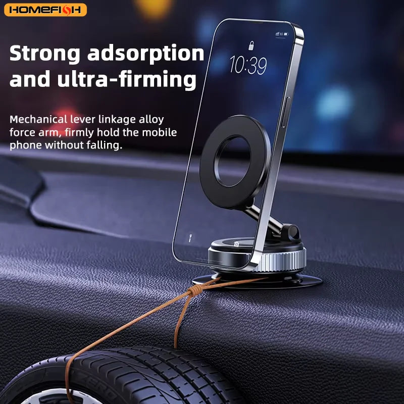 Magnetic Phone Holder – Multi-Surface Car & Desk Mount