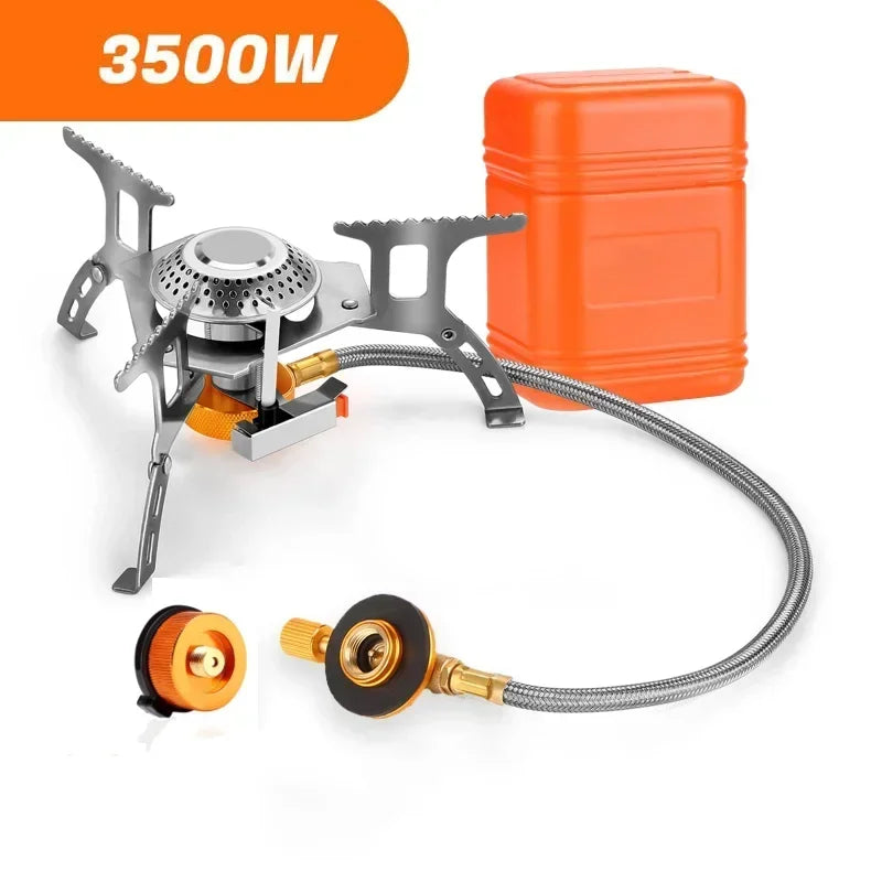 Folding Camping Gas Stove - 3500 W Cooker for Backpacking