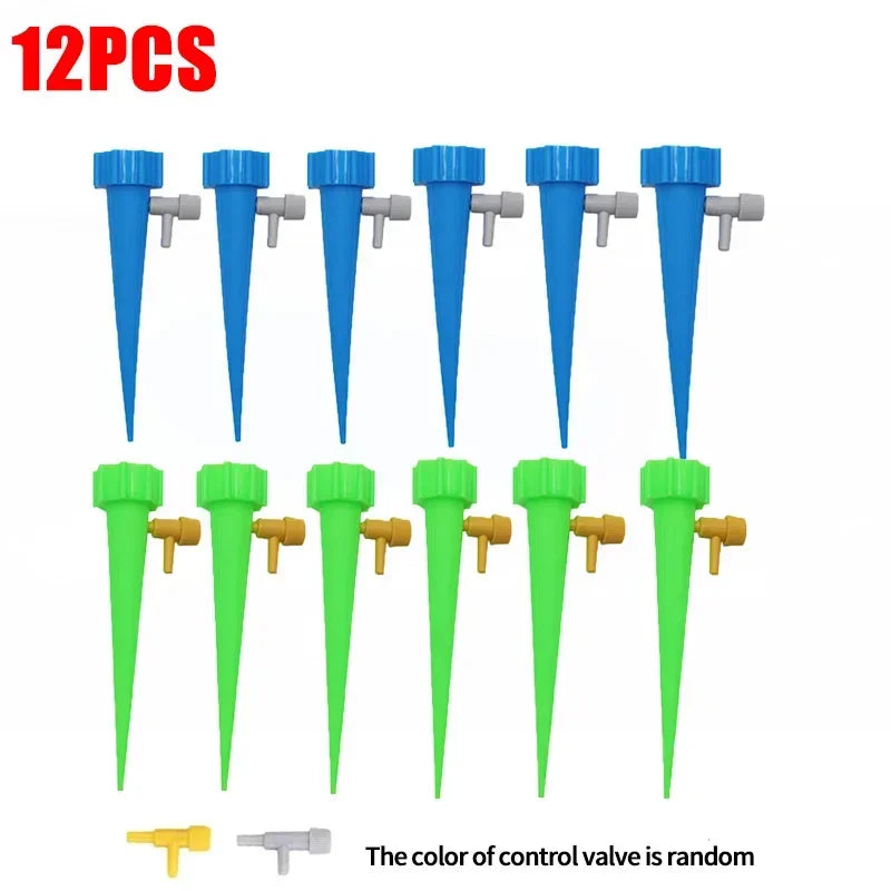 Automatic Drip Watering Spikes - Adjustable Plant Irrigation Set