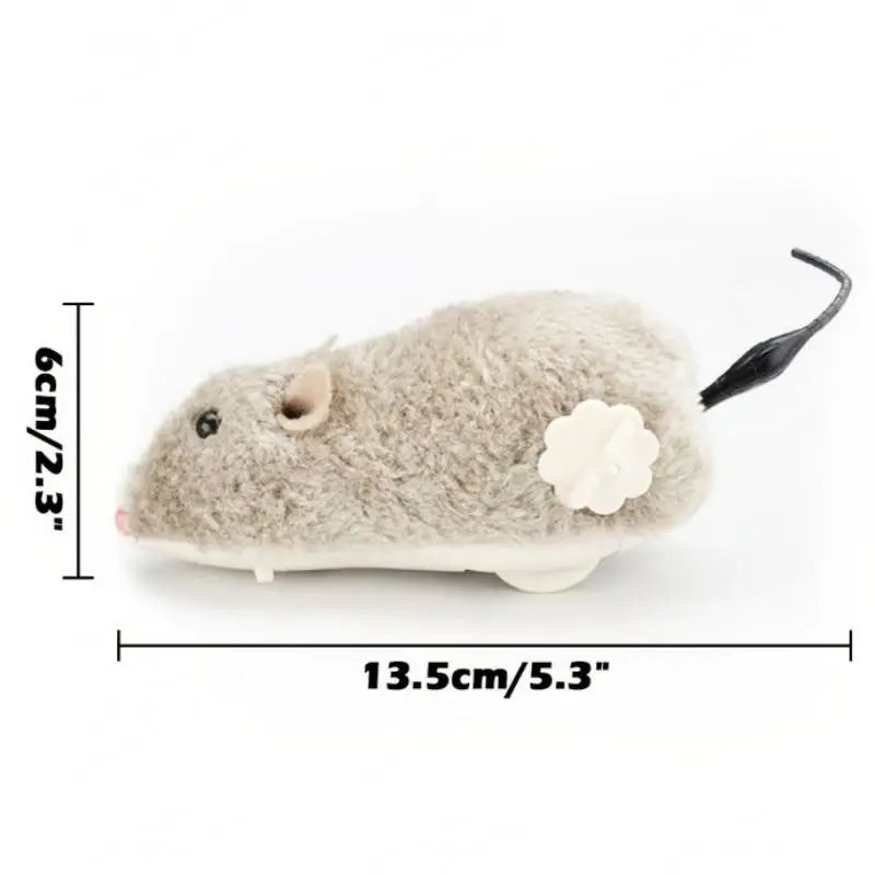 Funny Lifelike Plush Mouse Running - For Everyday Pet Use