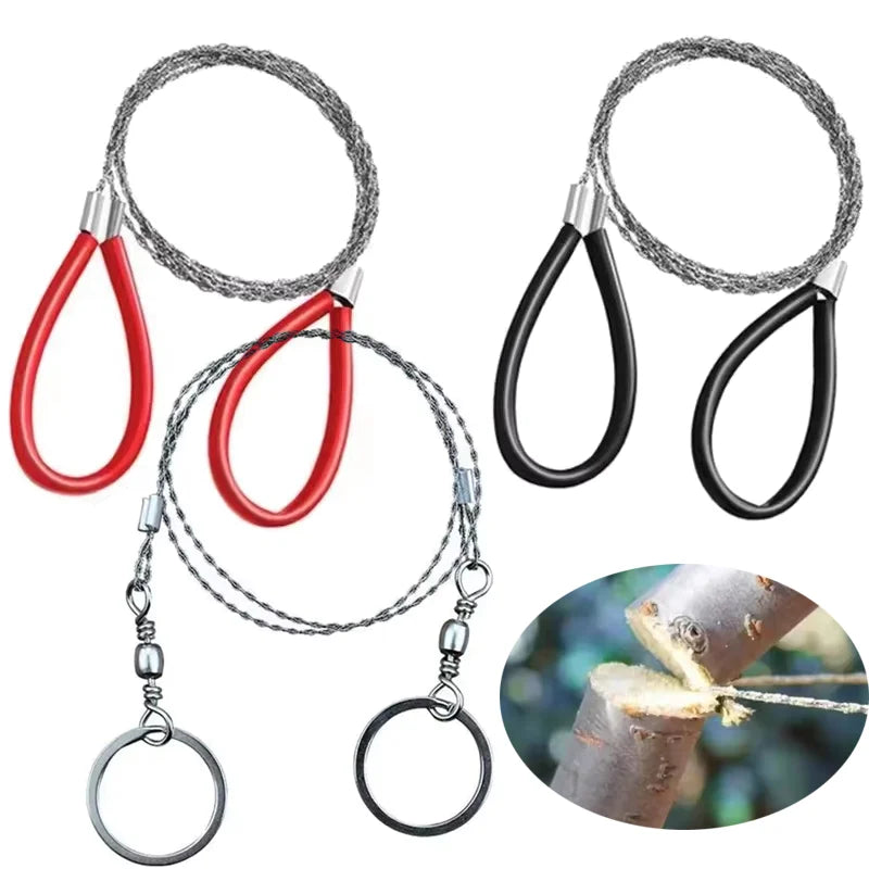Portable Wire Saw - Stainless Steel Camping Hand Saw