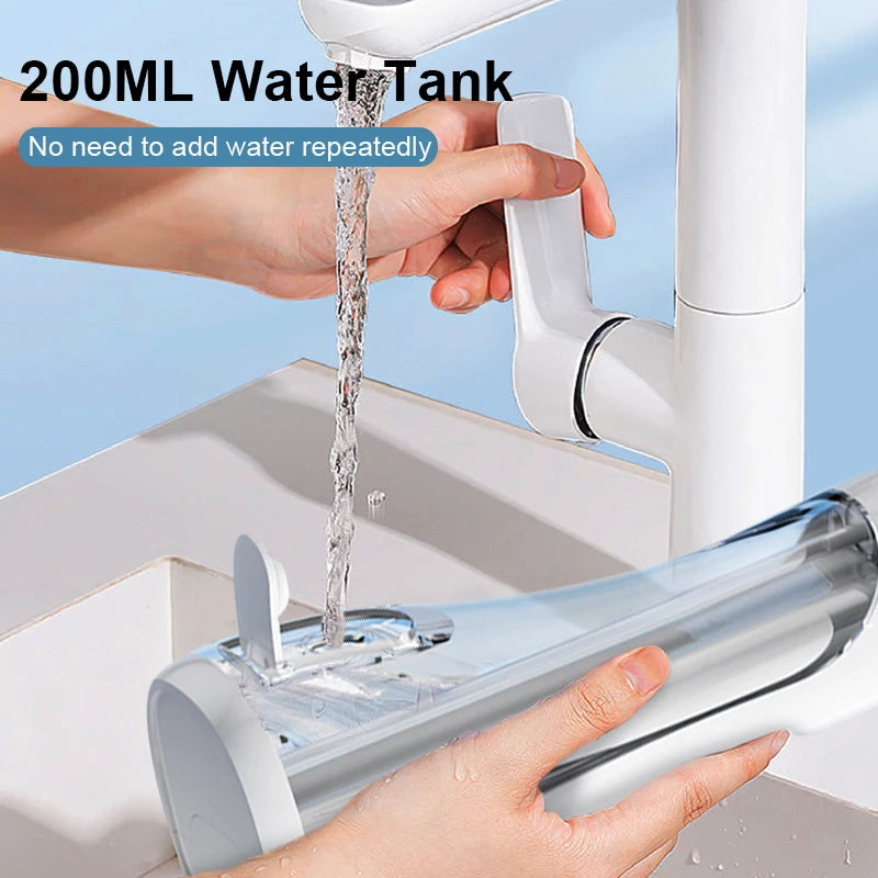 Electric Oral Irrigator Cleaning Modes - For Desk or Travel Use