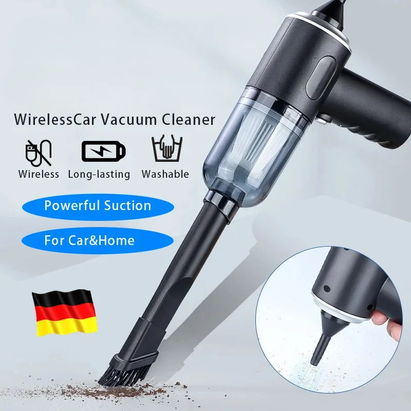 Portable Car Vacuum - USB Cleaning Tool for Vehicle Interiors