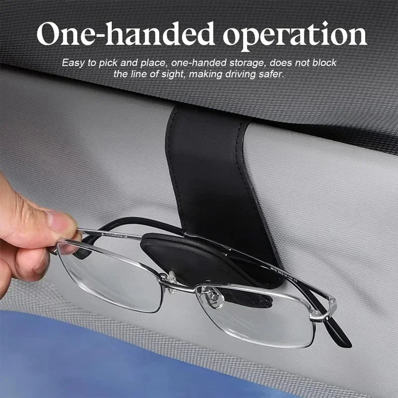 Magnetic Car Visor Sunglasses Clip – Universal Sun Visor Holder