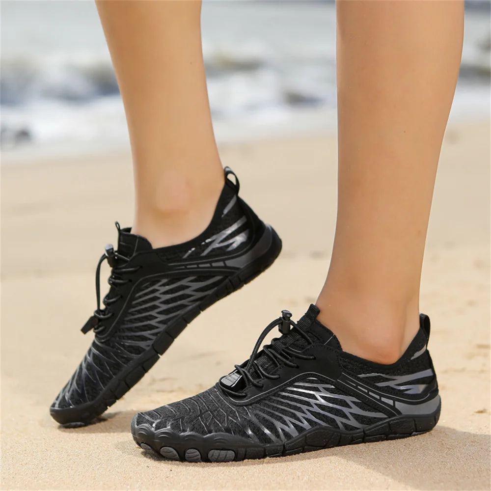 Unisex Amphibious Quick-Dry Water Shoes - Anti-Slip Barefoot Aqua Sneakers