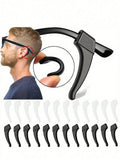 Silicone Eyeglass Ear Grips - Anti-Slip Temple Hooks