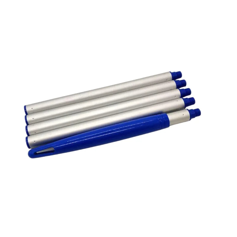 Pool Skimmer Net - 5-Section Aluminum Pole for Leaf Pickup