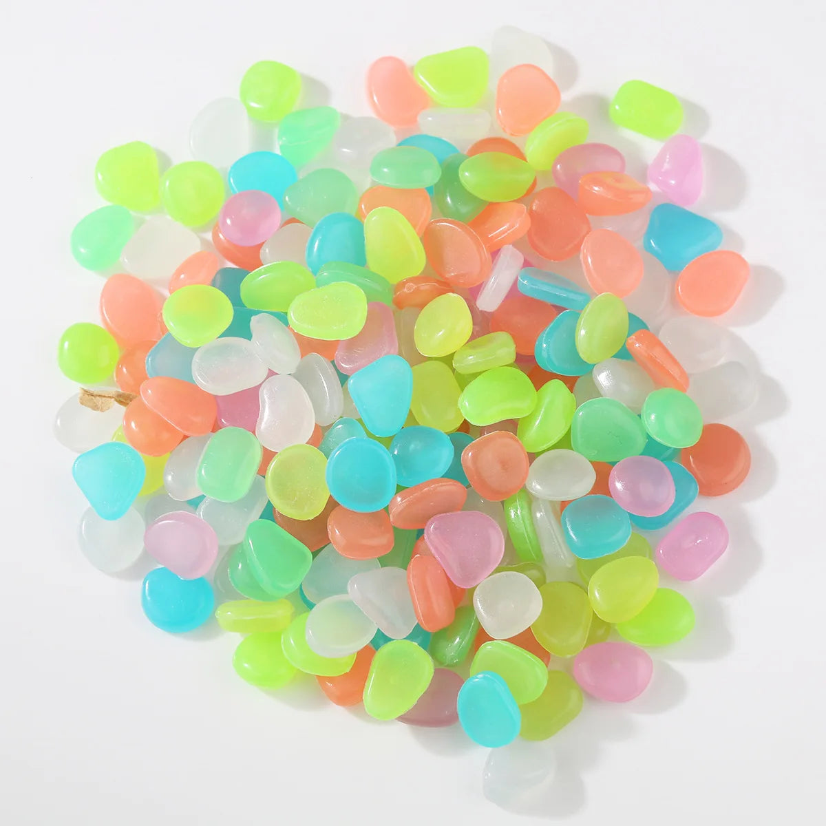 Glow Decorative Stones - Resin Garden and Fish Tank Pebbles