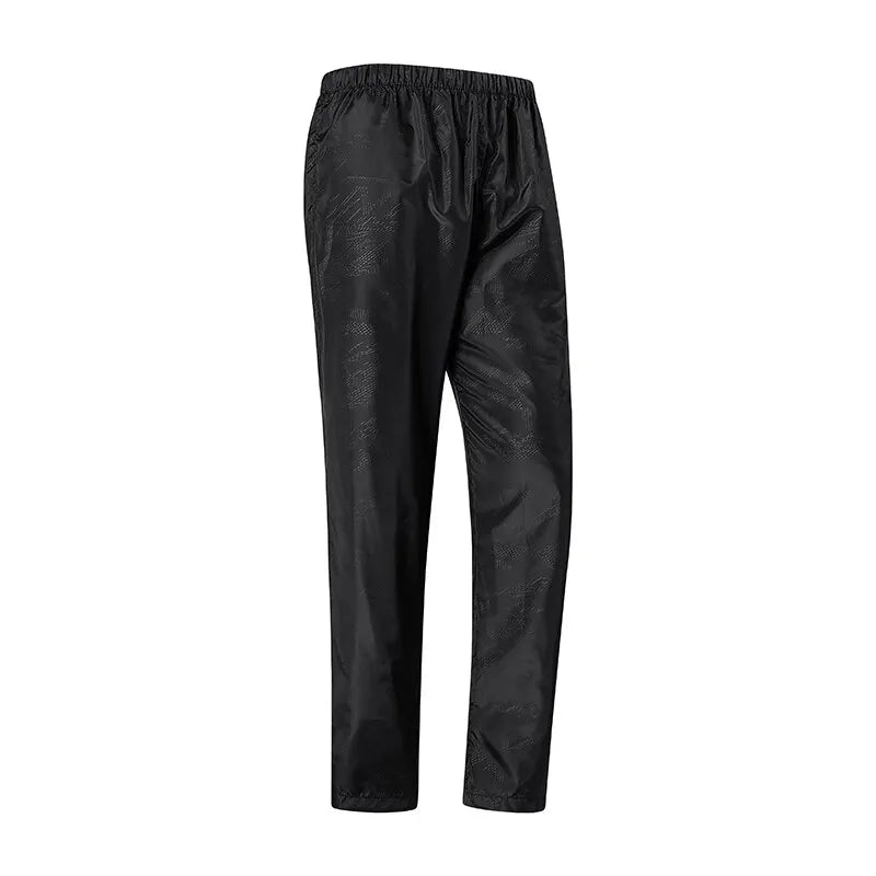 Unisex Hiking Pants - Quick-Dry Outdoor Rain Trousers - Unisex Black