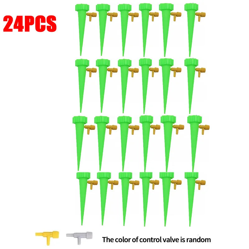 Automatic Drip Watering Spikes - Adjustable Plant Irrigation Set