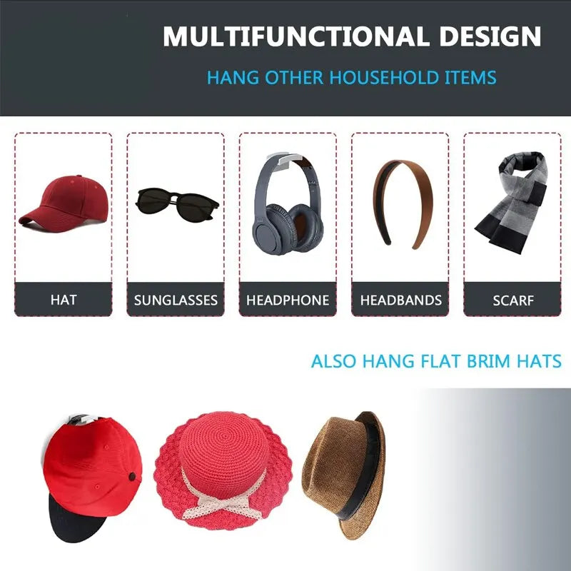 Baseball Hat Hook Sticking Traceless - For Everyday Home Use