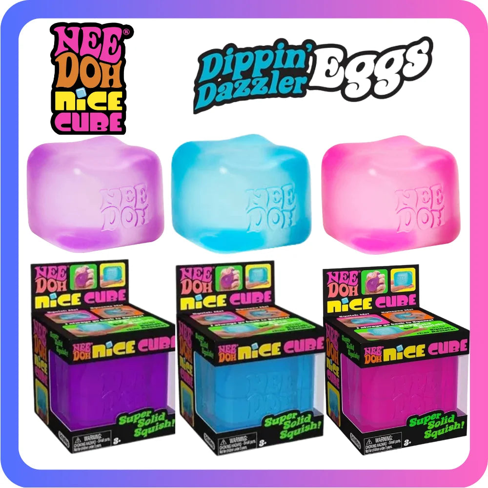 Sensory Fidget Cube - Colorful Squeeze Desk Toy