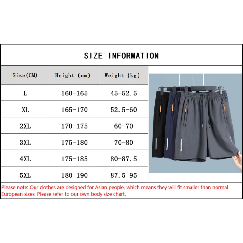 Men's Quick-Dry Athletic Shorts – Lightweight Comfort for Summer