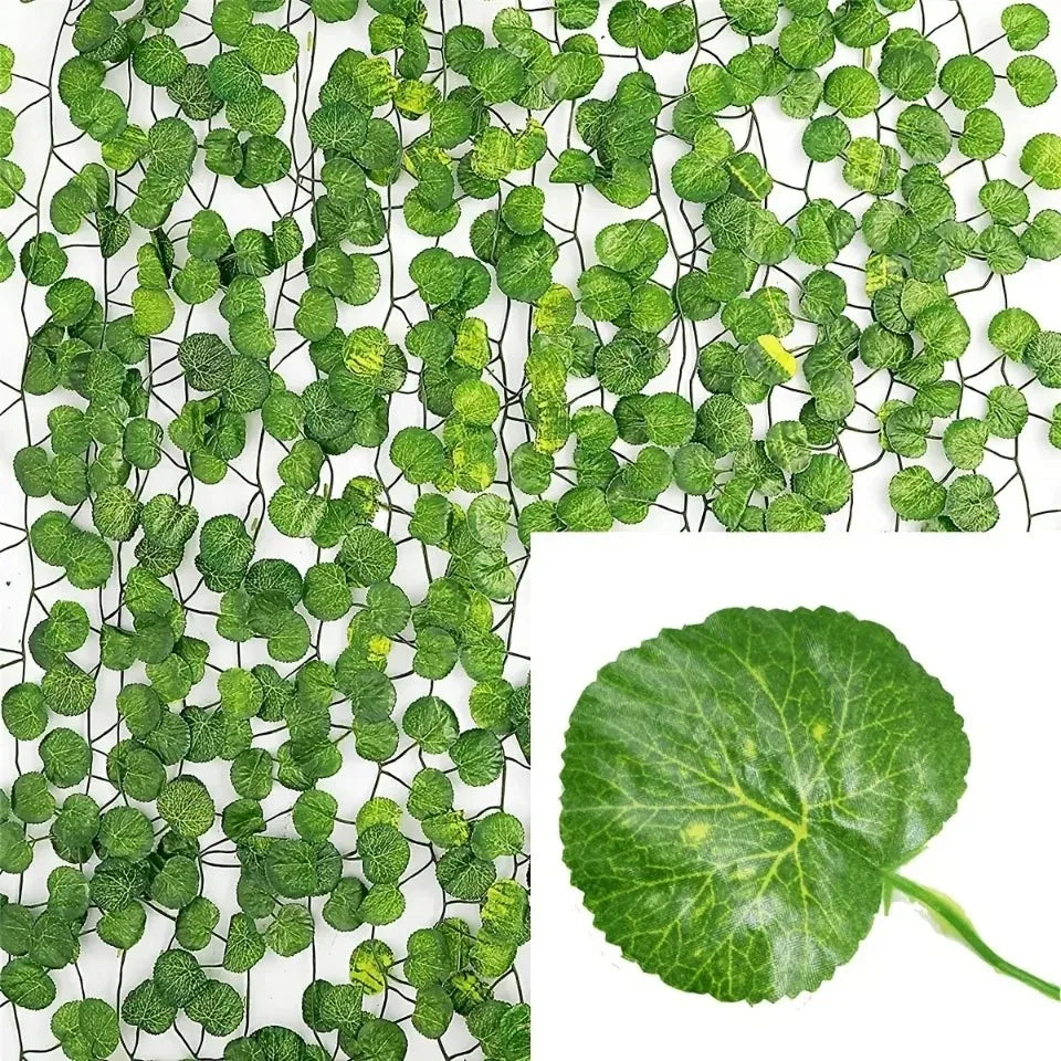 Artificial Ivy Vine Garland – Hanging Greenery for Outdoor Decor