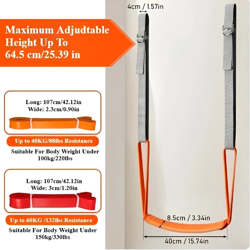 Pull-Up Assistance Bands - Adjustable Chin-Up Training Straps