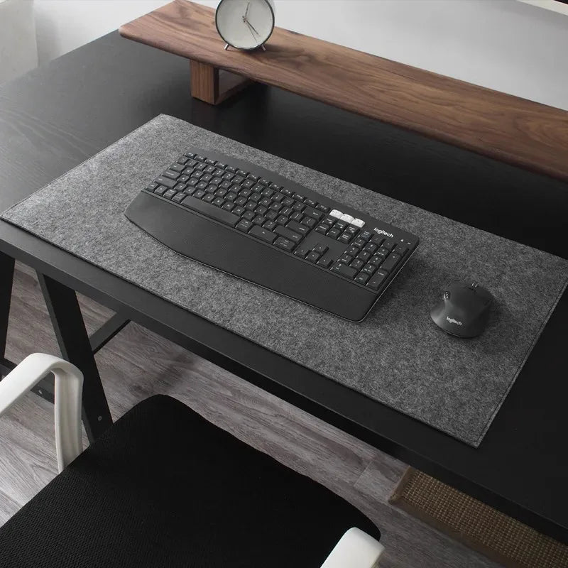 Felt Desk Mat - Large Mouse Pad for Keyboard and Laptop