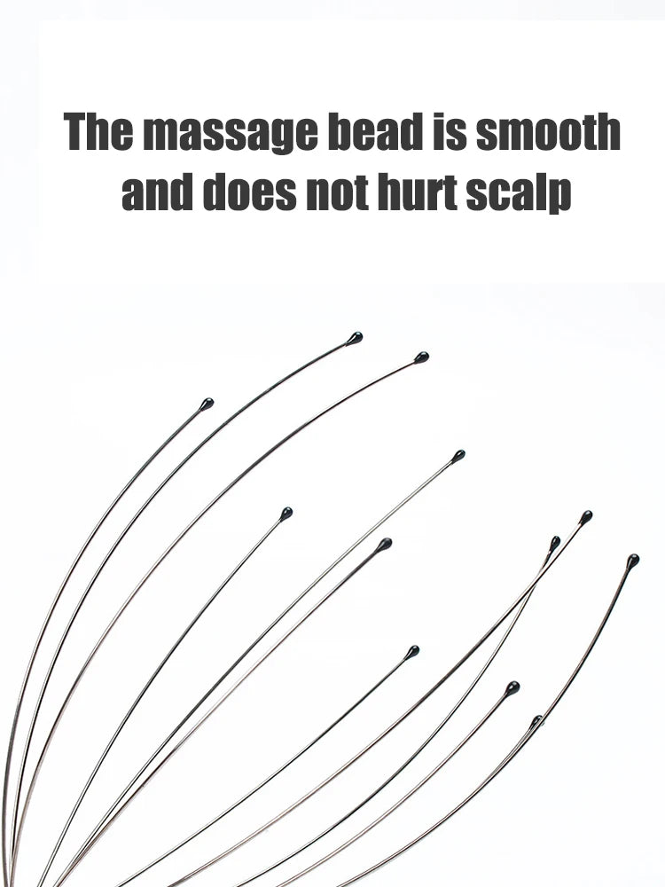 Scalp Head Massager – Stainless Steel Tingler for Relaxing Breaks