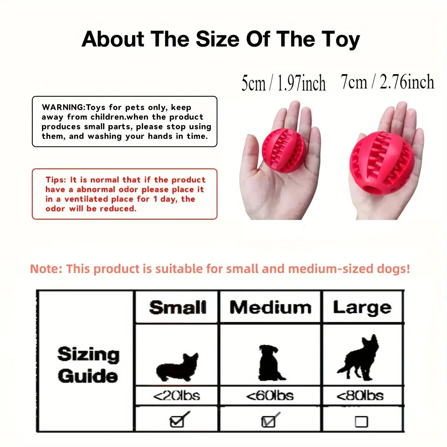 Dog Toy Ball Nontoxic Bite - For Everyday Pet Use