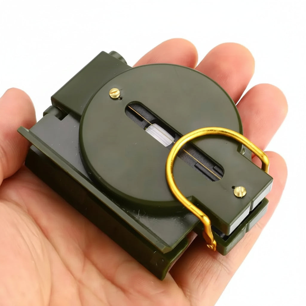 Outdoor Compass - Magnetic Navigation Tool With Sighting Lens
