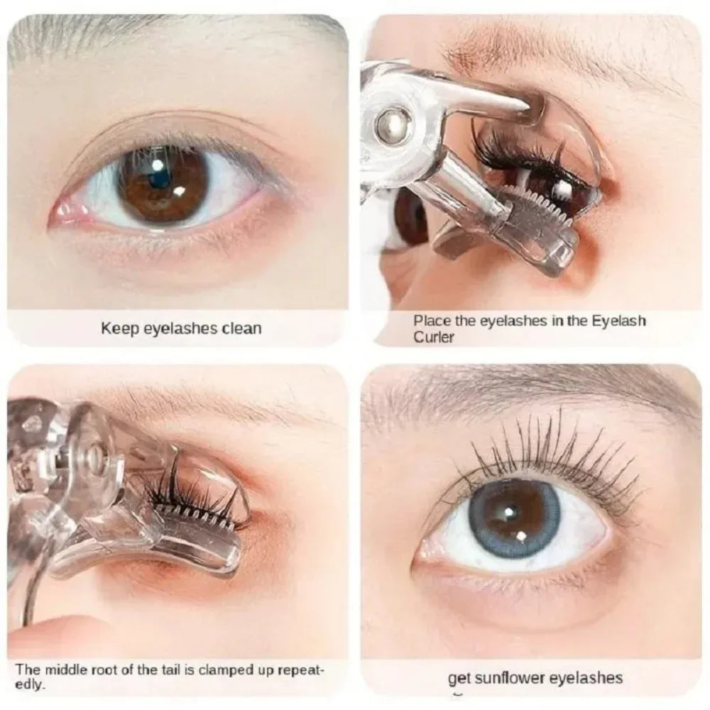 Eyelash Curler Tool - Compact Clamp for Makeup Routines