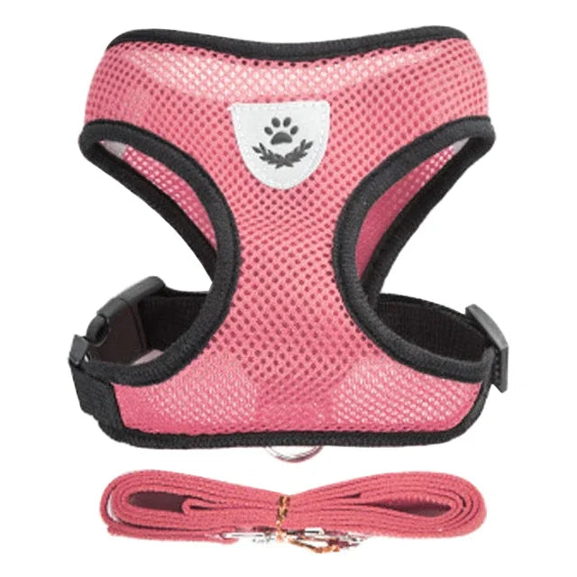 Adjustable Pet Harness - Walking Vest with Matching Lead Option