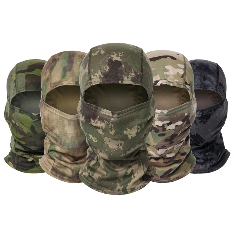 Printed Outdoor Balaclava - Lightweight Face Cover Scarf