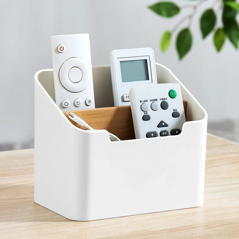 Plastic Desktop Storage Box Remote - For Desk and Office Organization