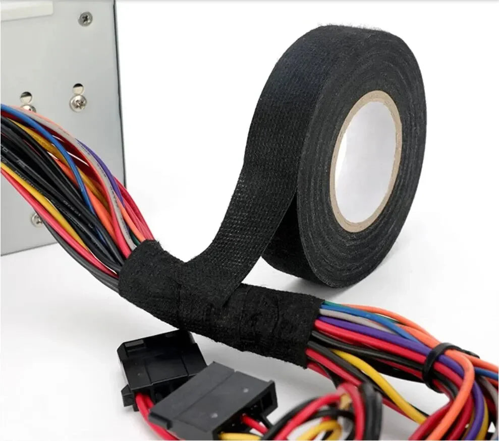Automotive Wiring Harness Tape - 15 m Cloth Cable Wrap