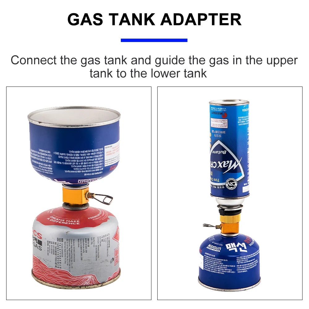 Camping Stove Refill Adapter - Butane Connector for Outdoor Use