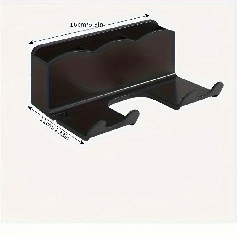 Hair Dryer Storage Rack Perforated - For Bathroom and Home Storage