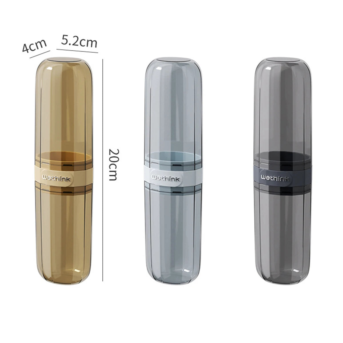 Toothpaste Toothbrush Protect Holder Case - For Travel and Daily Carry