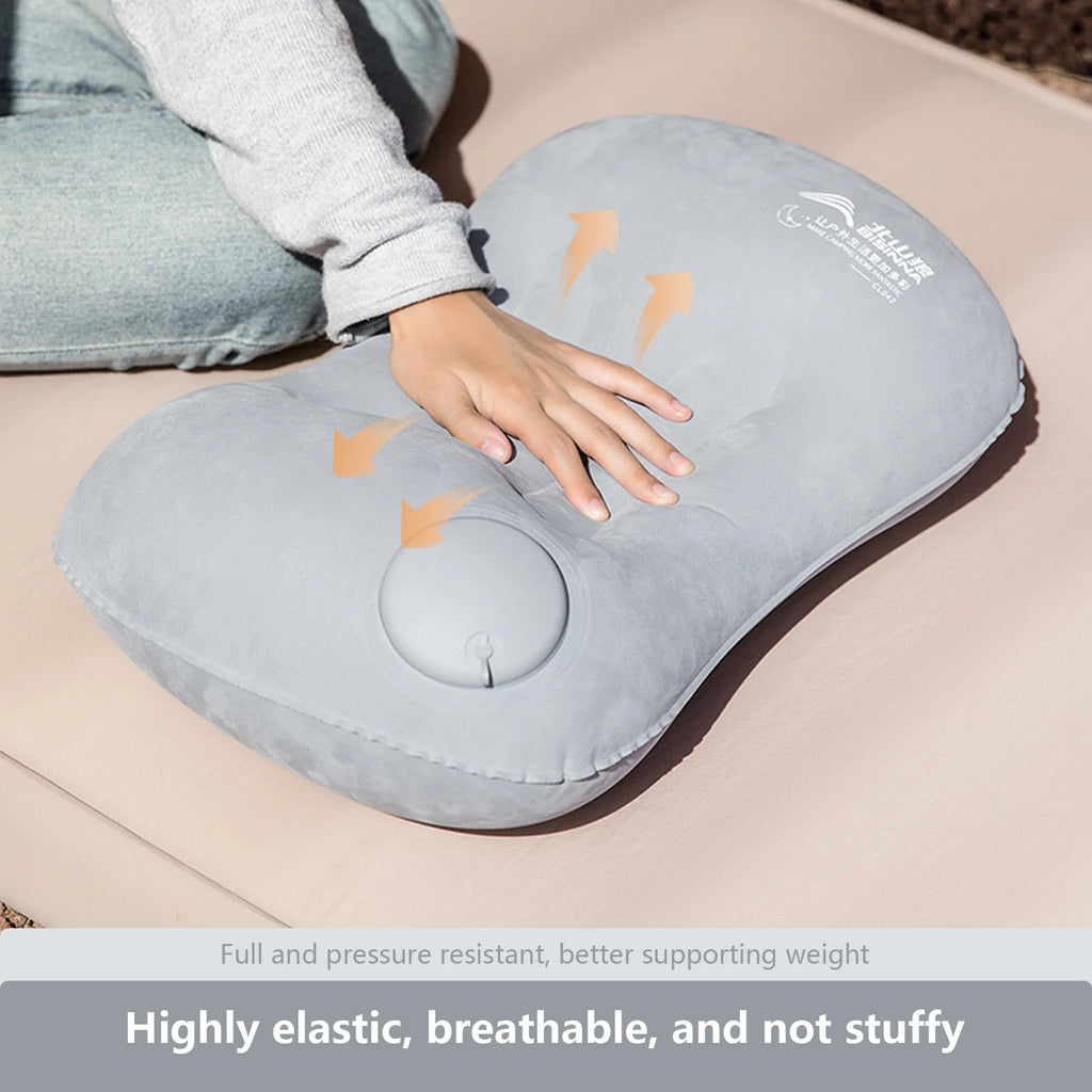 Inflatable Camping Pillow - Travel Air Pillow for Outdoor Rest