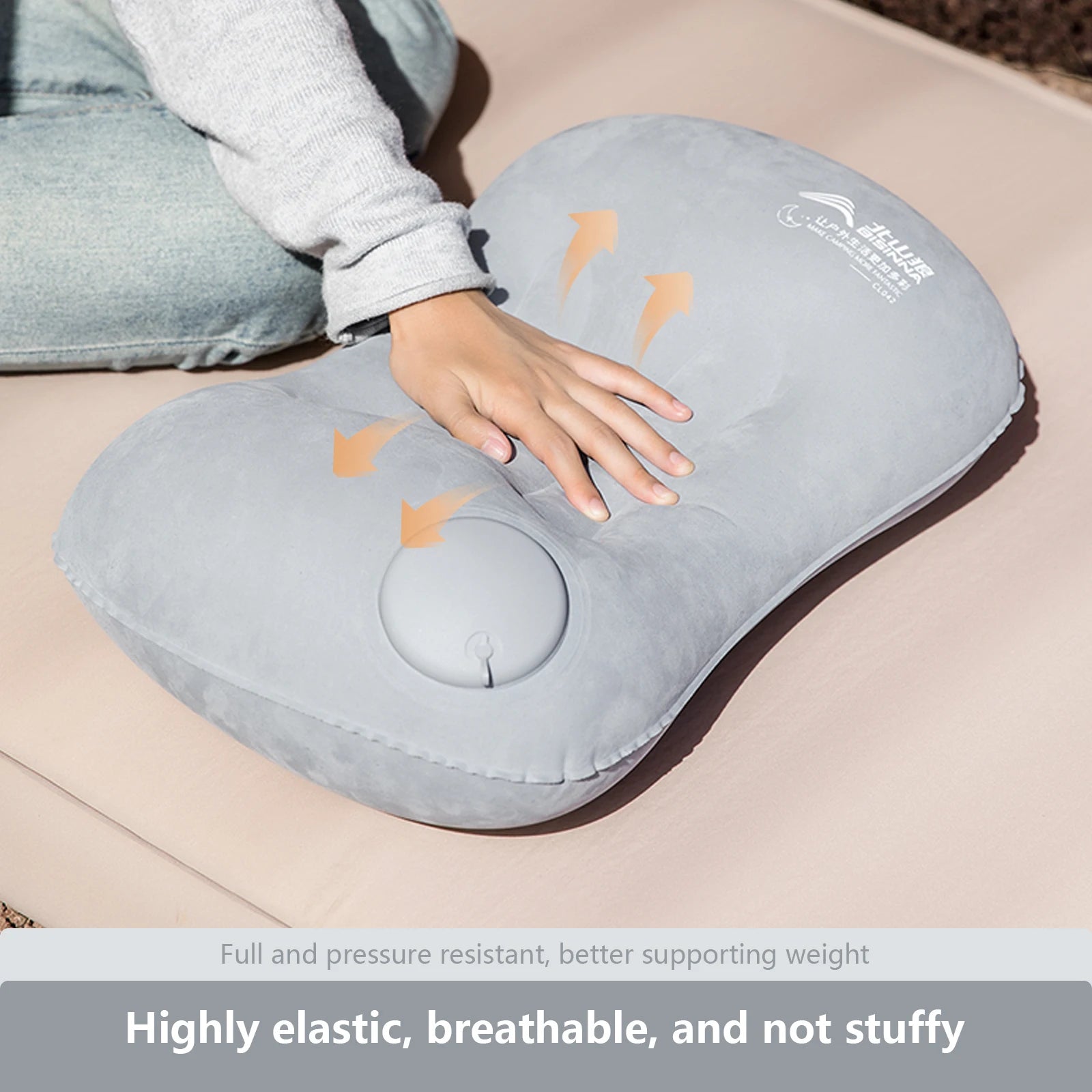 Inflatable Camping Pillow - Travel Air Pillow for Outdoor Rest