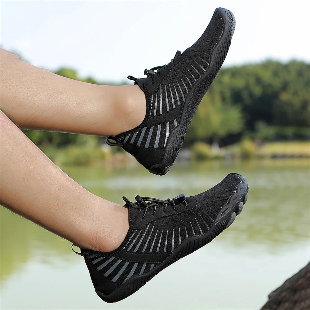 Unisex Amphibious Quick-Dry Water Shoes - Anti-Slip Barefoot Aqua Sneakers