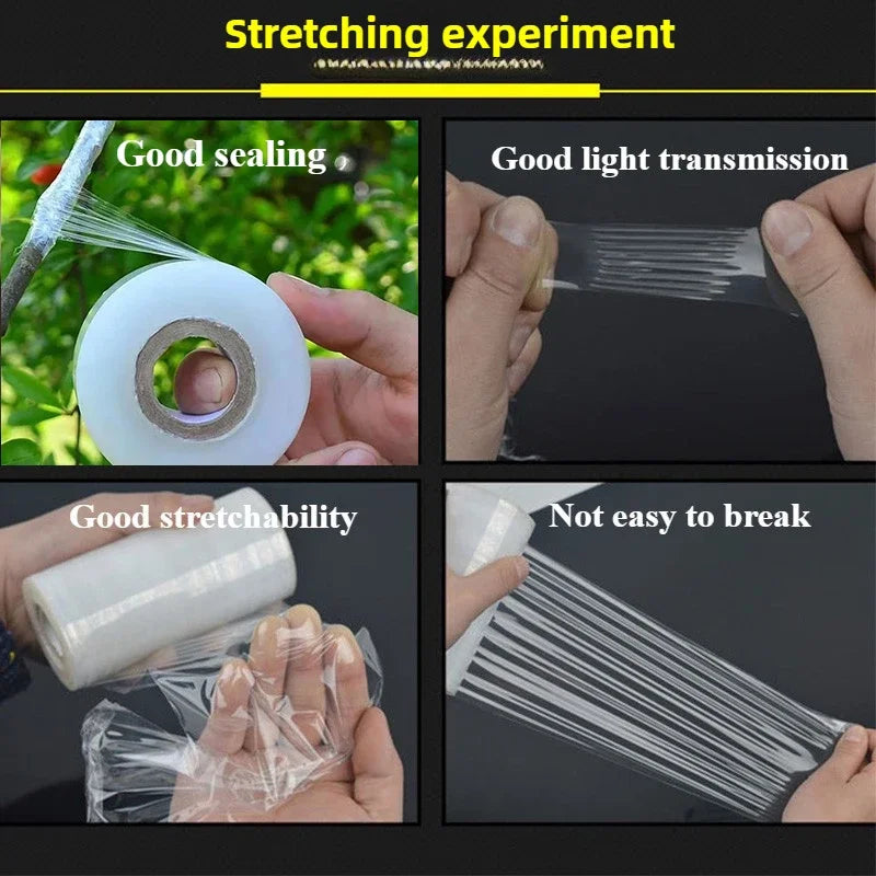 Garden Grafting Tape - Stretch Film for Plant and Tree Wraps