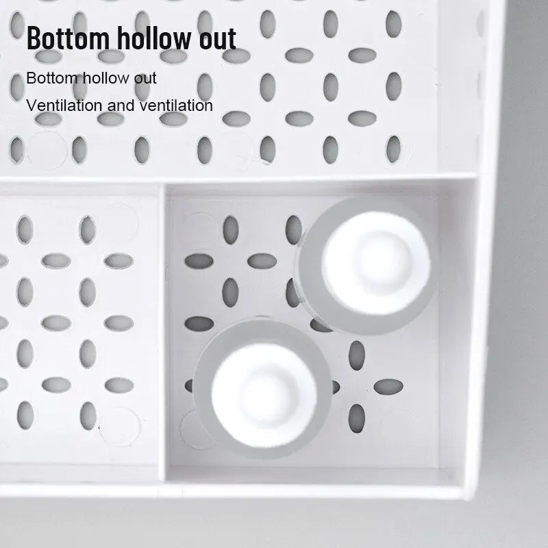 White Drawer Makeup Storage Box - For Desk and Office Organization