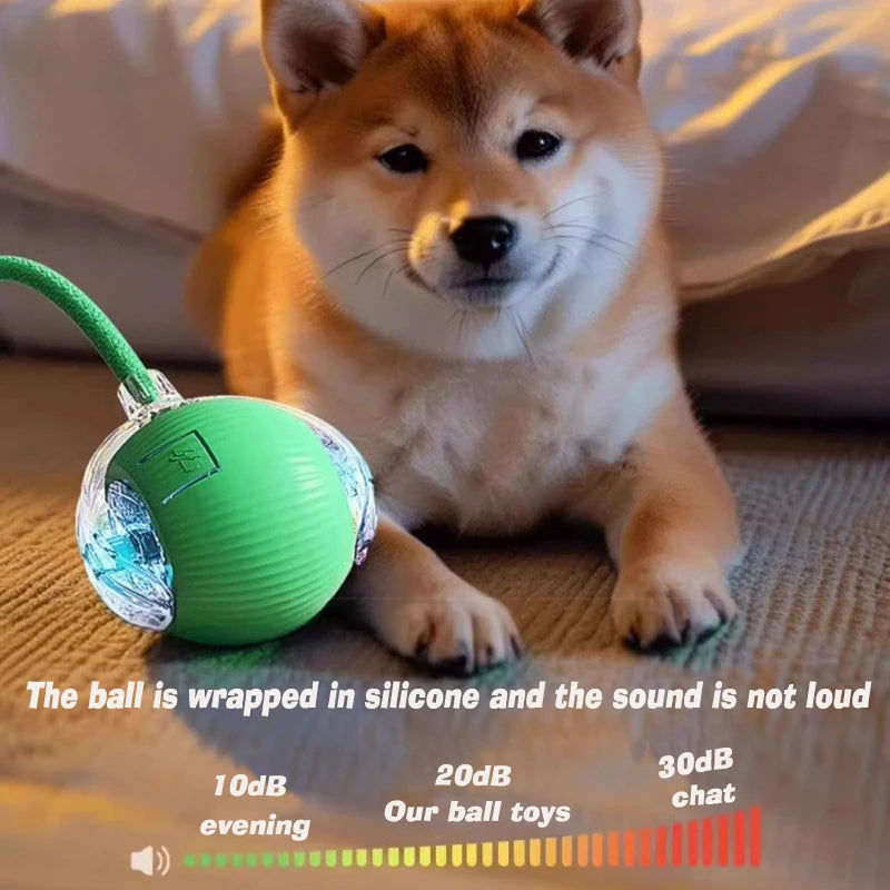 Rolling Dog Ball Toy - Rechargeable Interactive Pet Play