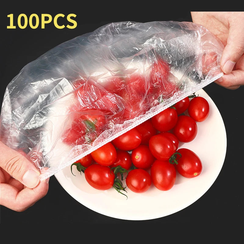 Reusable Disposable Food Cover Plastic - For Kitchen Storage and Prep