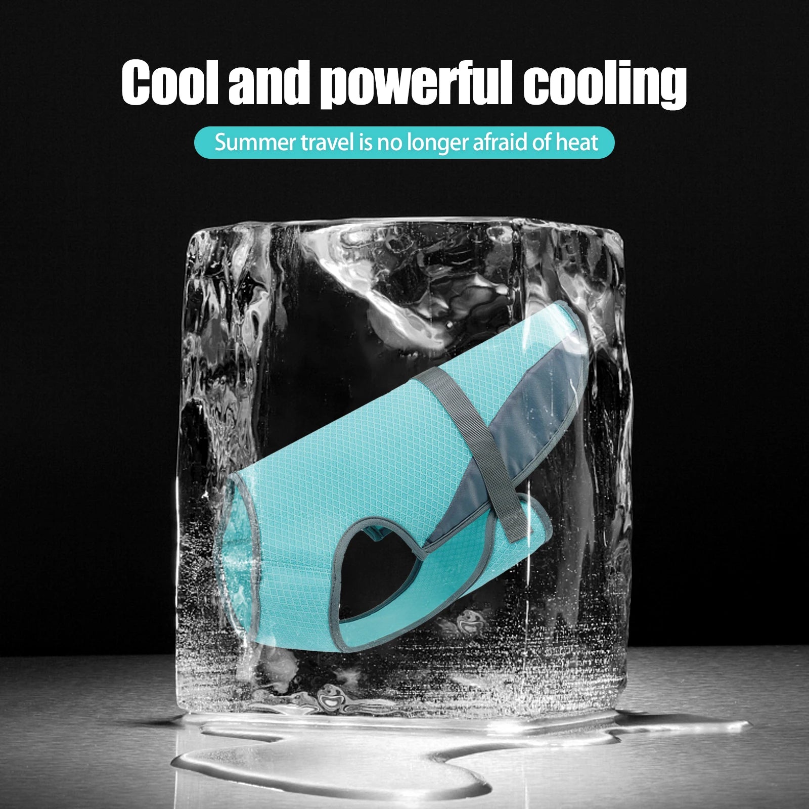 Instant Evaporative Pet Cooling Vest - Adjustable Breathable Heatwave Jacket