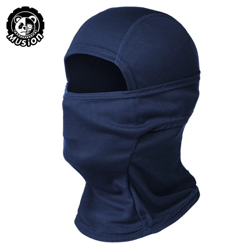 Lightweight Balaclava Face Cover - Outdoor Cycling and Hiking Mask - Navy