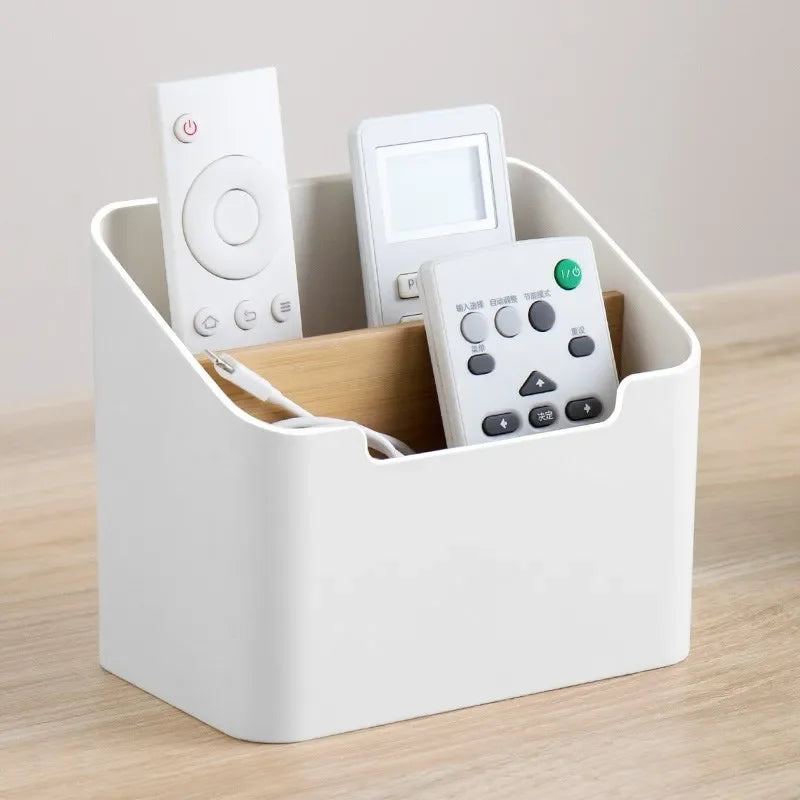 Plastic Desktop Storage Box Remote - For Desk and Office Organization
