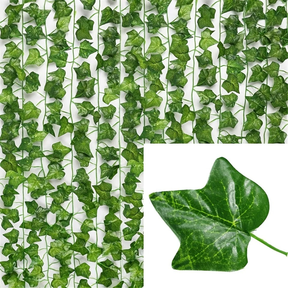 Artificial Ivy Vine Garland – Hanging Greenery for Outdoor Decor