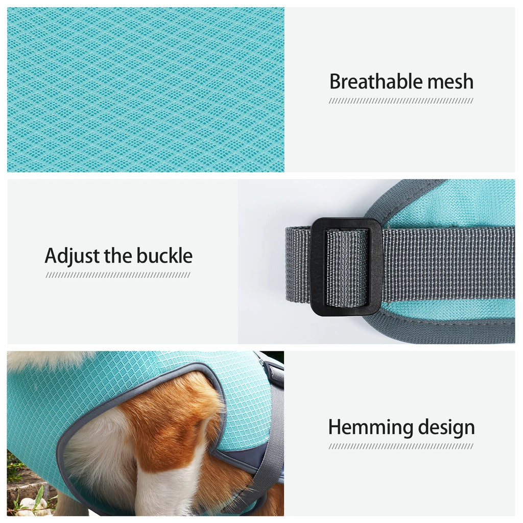 Instant Evaporative Pet Cooling Vest - Adjustable Breathable Heatwave Jacket